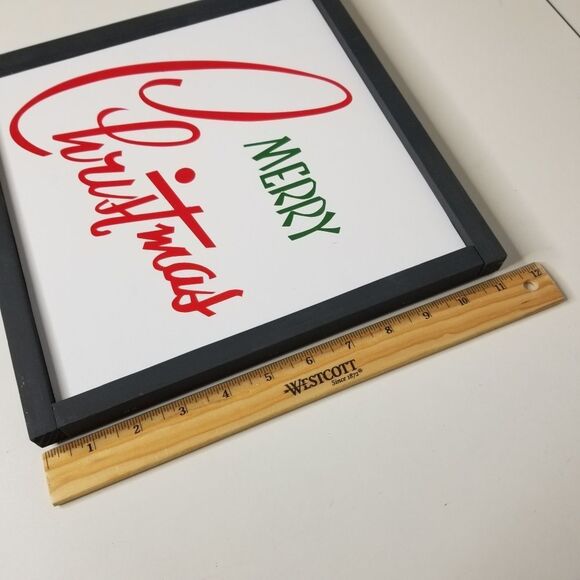 Merry Christmas Wood‎ Sign Rustic Christmas Holiday Decor Farmhouse Wood … - Picture 6 of 7